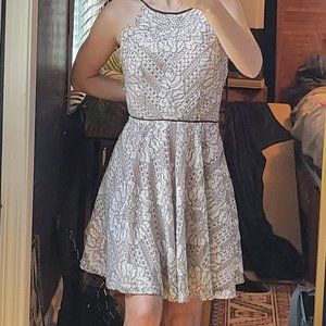 White lace dress